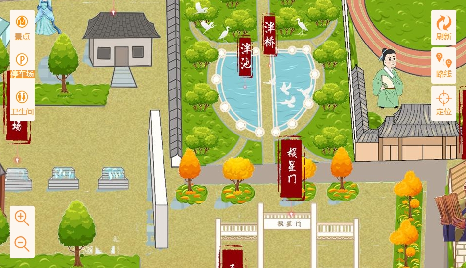 大岭山镇手绘地图景区语音讲解导览系统：智慧景区建设的基石